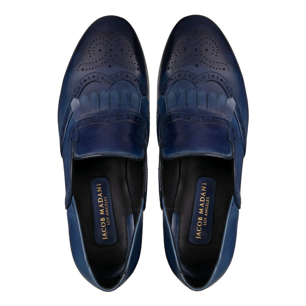 Wing-tip Brogue Kiltie Loafers