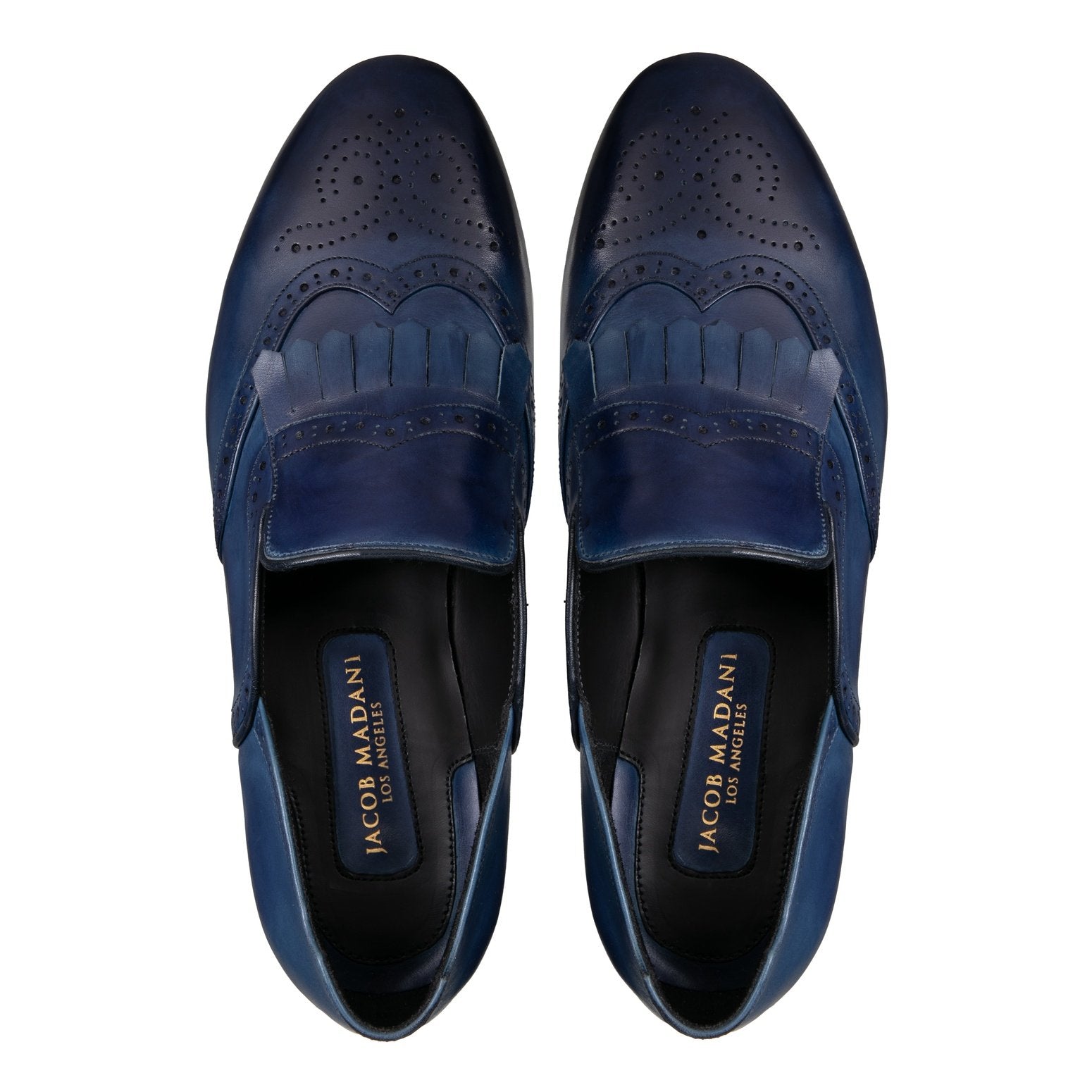 Wing-tip Brogue Kiltie Loafers