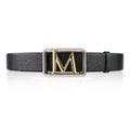 Men's JM Logo Leather Belt 39 MM