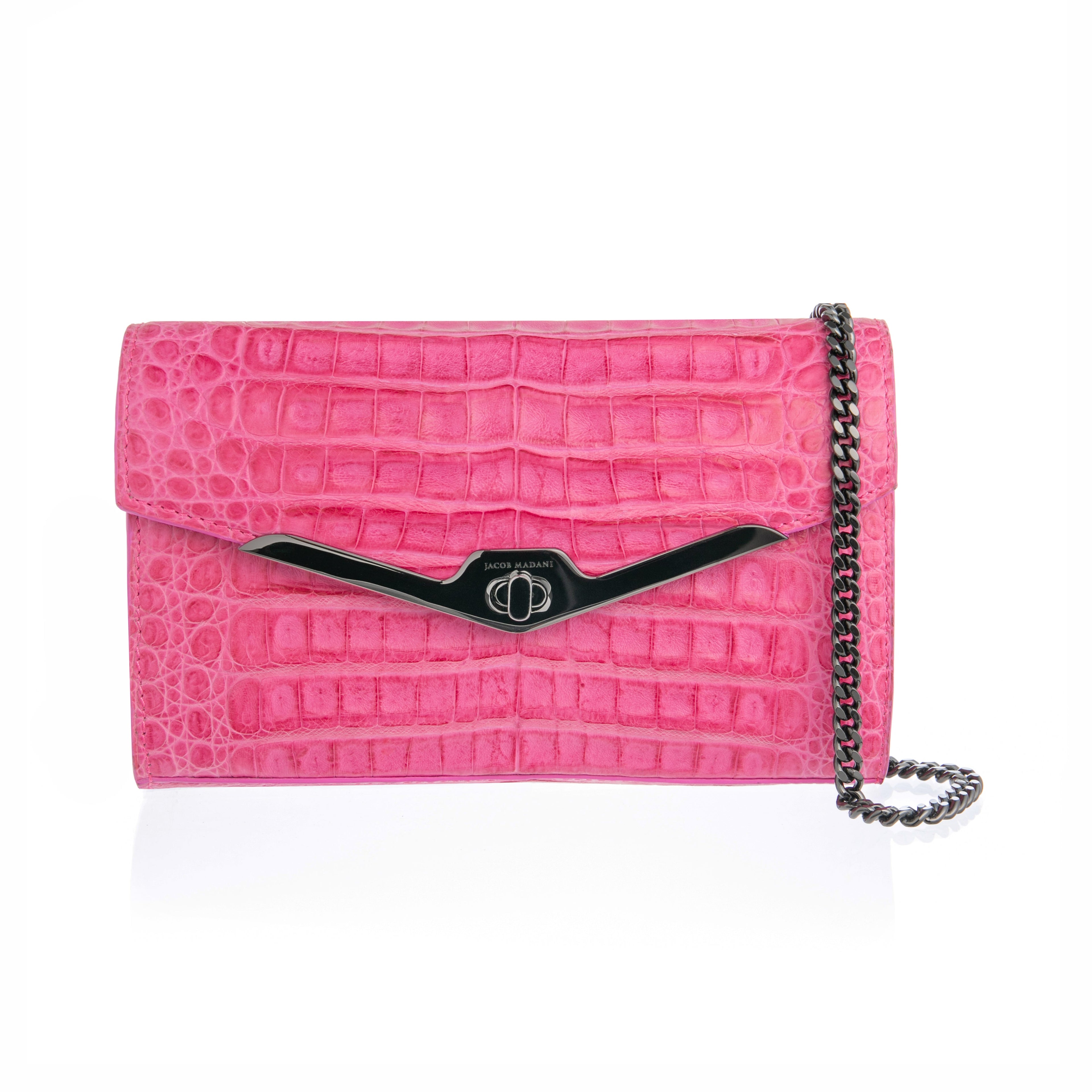 Envelope Clutch in Caiman