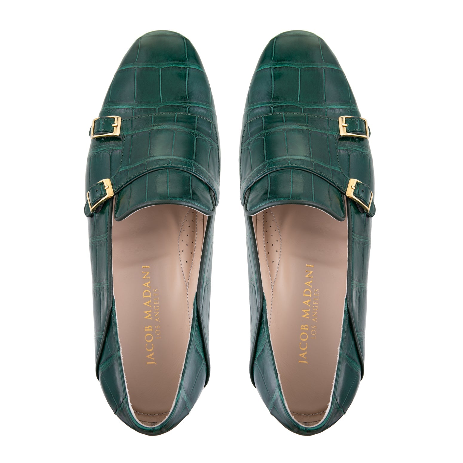 Millenium Alligator Monk Loafers