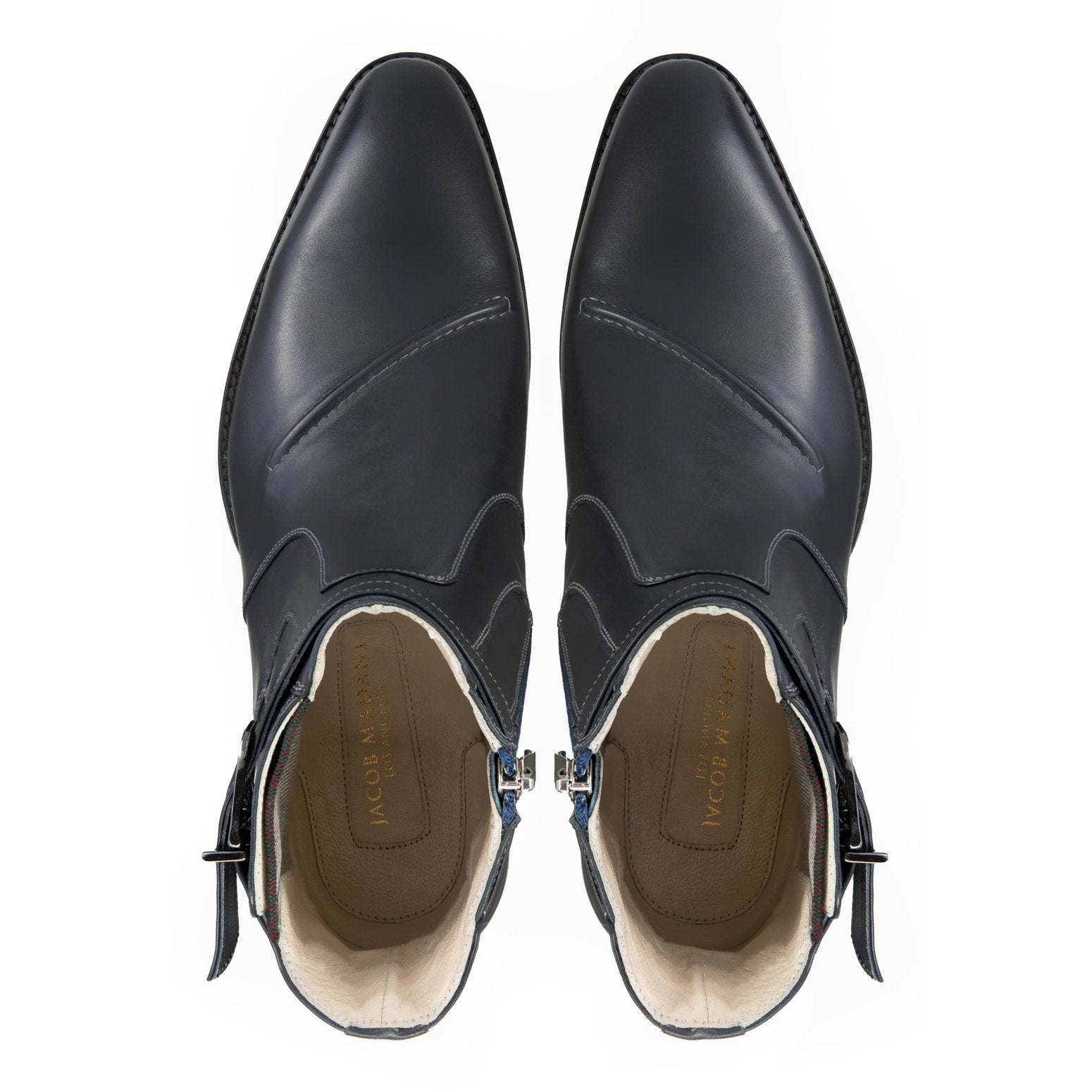 Wraparound Buckled Boots