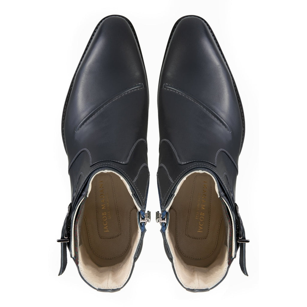 Wraparound Buckled Boots